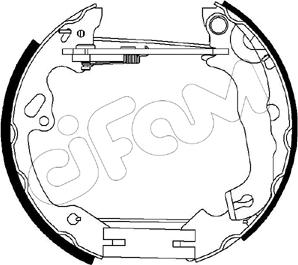 Cifam 151-197 - Kit ganasce freno autozon.pro