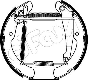 Cifam 151-147 - Kit ganasce freno autozon.pro