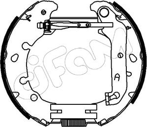 Cifam 151-153 - Kit ganasce freno autozon.pro