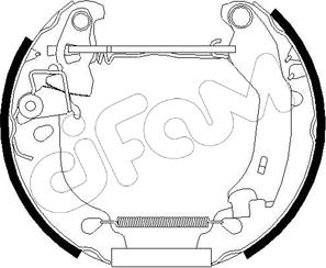 Cifam 151-181 - Kit ganasce freno autozon.pro