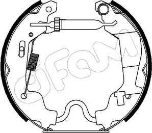 Cifam 151-187 - Kit ganasce freno autozon.pro