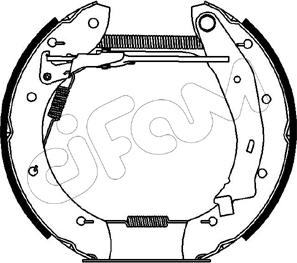 Cifam 151-137 - Kit ganasce freno autozon.pro