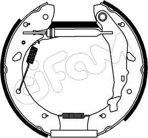 Cifam 151-179 - Kit ganasce freno autozon.pro