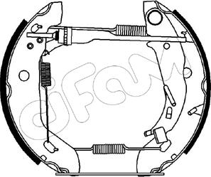 Cifam 151-171 - Kit ganasce freno autozon.pro