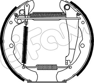 Cifam 151-370 - Kit ganasce freno autozon.pro