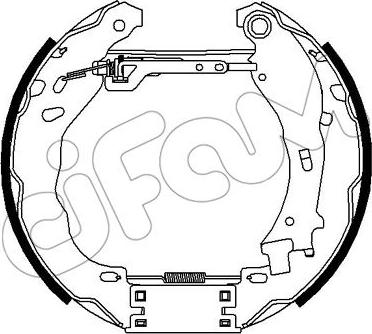 Cifam 151-362 - Kit ganasce freno autozon.pro