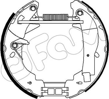 Cifam 151-309 - Kit ganasce freno autozon.pro