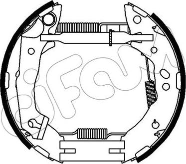 Cifam 151-306 - Kit ganasce freno autozon.pro