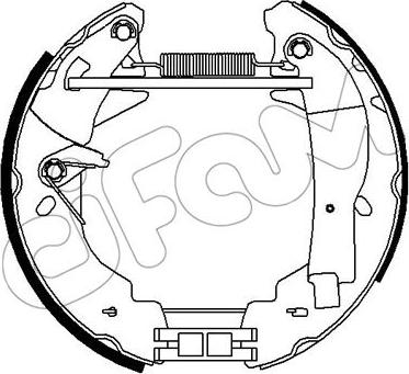 Cifam 151-307 - Kit ganasce freno autozon.pro