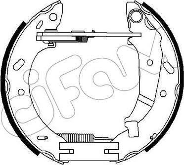 Cifam 151-311 - Kit ganasce freno autozon.pro