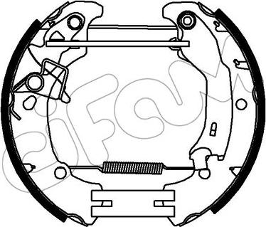 Cifam 151-334 - Kit ganasce freno autozon.pro