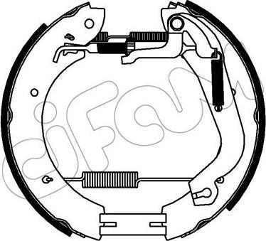 Cifam 151-350 - Kit ganasce freno autozon.pro