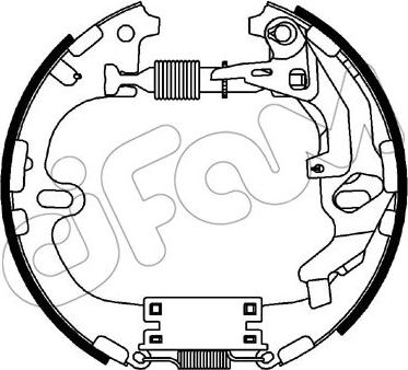 Cifam 151-299 - Kit ganasce freno autozon.pro