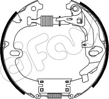 Cifam 151-291 - Kit ganasce freno autozon.pro