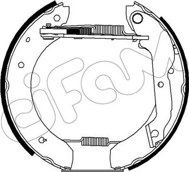 Cifam 151-246 - Kit ganasce freno autozon.pro