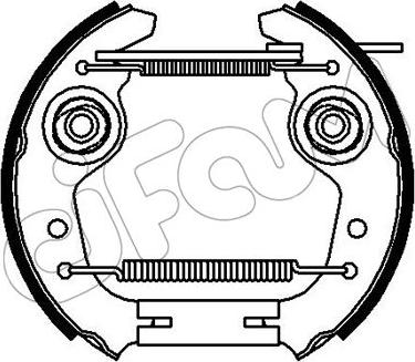 Cifam 151-240 - Kit ganasce freno autozon.pro