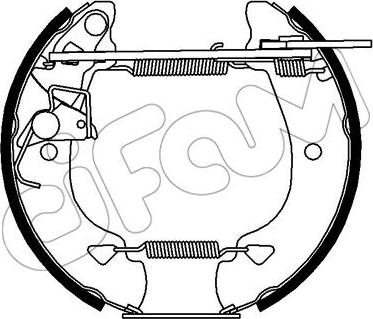 Cifam 151-251 - Kit ganasce freno autozon.pro