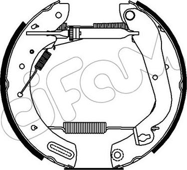 Cifam 151-253 - Kit ganasce freno autozon.pro