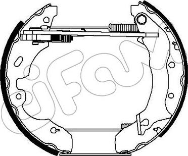 Cifam 151-262 - Kit ganasce freno autozon.pro