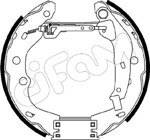 Cifam 151-206 - Kit ganasce freno autozon.pro