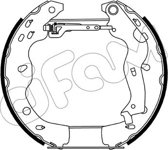 Cifam 151-201 - Kit ganasce freno autozon.pro