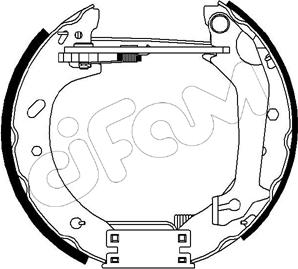 Cifam 151-202 - Kit ganasce freno autozon.pro