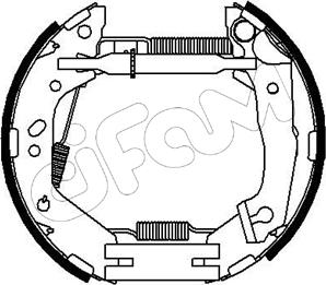 Cifam 151-211 - Kit ganasce freno autozon.pro