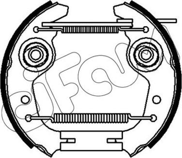 Cifam 151-239 - Kit ganasce freno autozon.pro