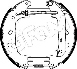 Cifam 151-230 - Kit ganasce freno autozon.pro