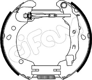 Cifam 151-231 - Kit ganasce freno autozon.pro