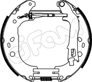 Cifam 151-226 - Kit ganasce freno autozon.pro