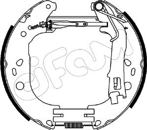 Cifam 151-227 - Kit ganasce freno autozon.pro