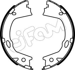 Cifam 153-499 - Kit ganasce, Freno stazionamento autozon.pro