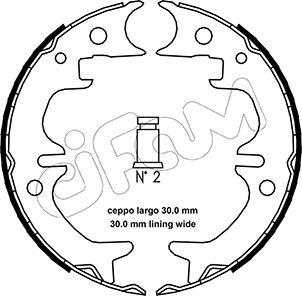 Cifam 153-444 - Kit ganasce, Freno stazionamento autozon.pro