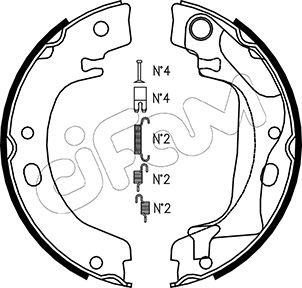 Cifam 153-446K - Kit ganasce, Freno stazionamento autozon.pro