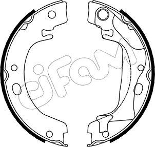 Cifam 153-446 - Kit ganasce, Freno stazionamento autozon.pro