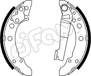 Cifam 153-465 - Kit ganasce freno autozon.pro