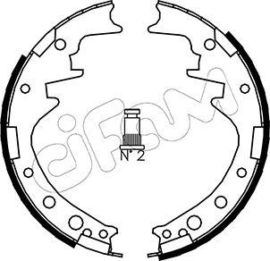 Cifam 153-413 - Kit ganasce freno autozon.pro