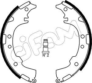 Cifam 153-434 - Kit ganasce freno autozon.pro