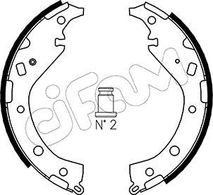 Cifam 153-437 - Kit ganasce freno autozon.pro