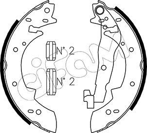 Cifam 153-475 - Kit ganasce freno autozon.pro