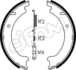 Cifam 153-478K - Kit ganasce, Freno stazionamento autozon.pro