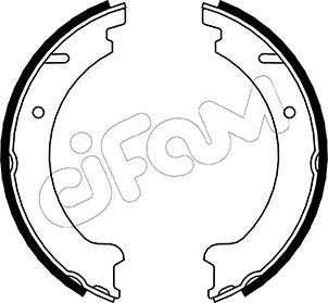 Cifam 153-478 - Kit ganasce, Freno stazionamento autozon.pro