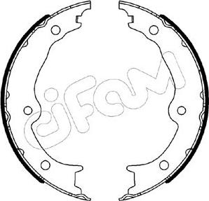 Cifam 153-541 - Kit ganasce, Freno stazionamento autozon.pro