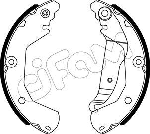 Cifam 153-554 - Kit ganasce freno autozon.pro