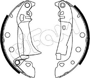 Cifam 153-555 - Kit ganasce freno autozon.pro