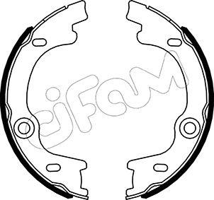 Cifam 153-505 - Kit ganasce, Freno stazionamento autozon.pro