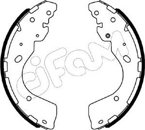 Cifam 153-508 - Kit ganasce freno autozon.pro