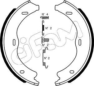 Cifam 153-507K - Kit ganasce, Freno stazionamento autozon.pro