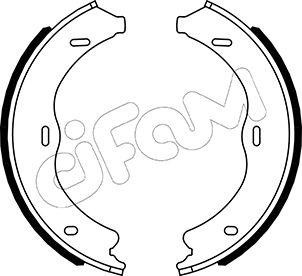 Cifam 153-507 - Kit ganasce, Freno stazionamento autozon.pro